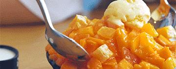 平顶山40度雪花冰,平顶山40度高温吃雪花冰