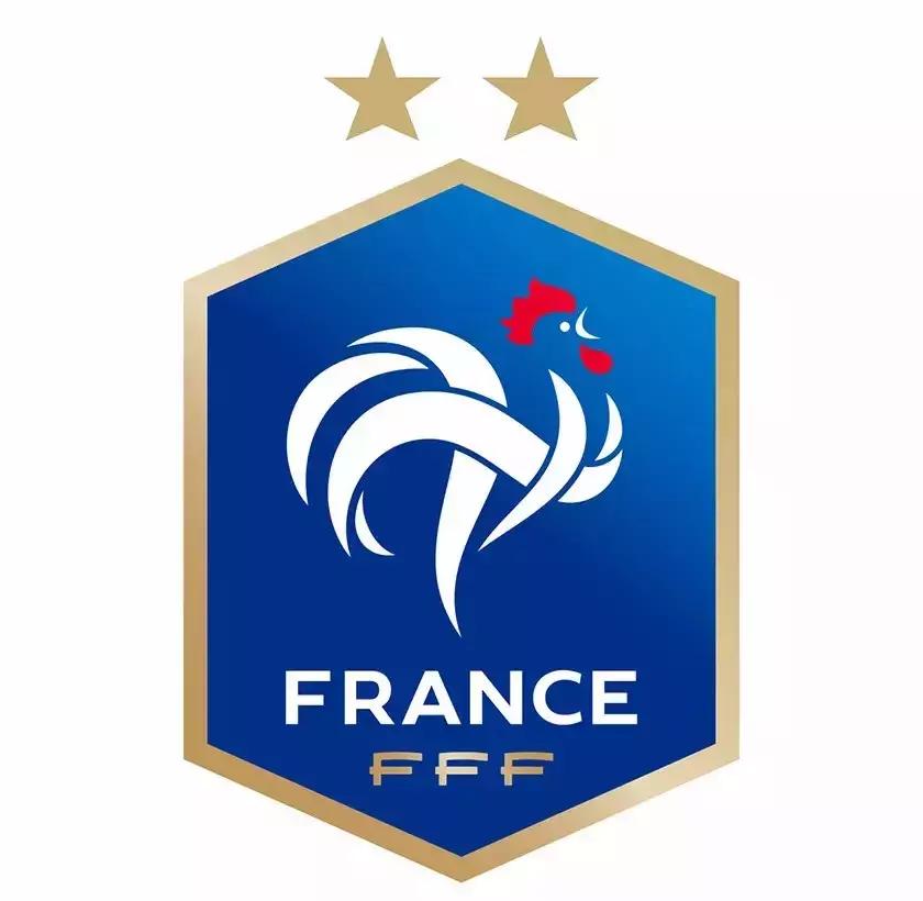 法国国家队球衣队徽下的字,法国足协球衣