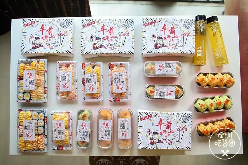 车前外带寿司高颜值和美味的内涵，迅速成为深圳寿司外带界的黑马