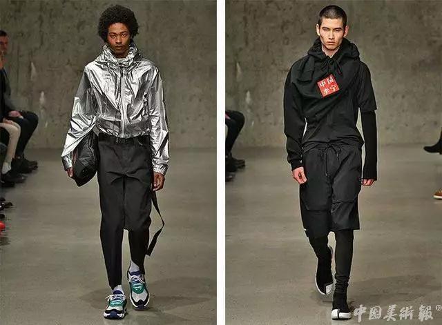 李宁拿大哥大短袖,2018年李宁纽约时装周