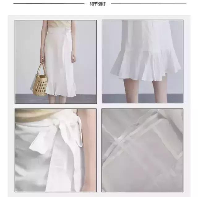 显瘦不规则长半裙,不对称半裙穿搭