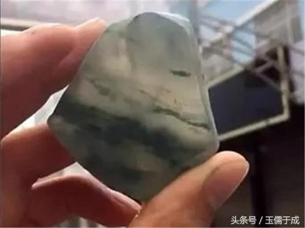 南齐敞口翡翠原石,南奇黄加绿原石