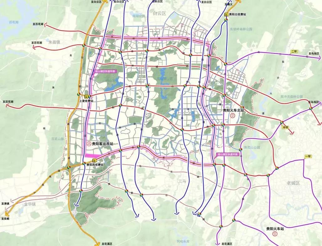 最新贵阳规划调整图,贵阳白云区金融北城近期规划进展