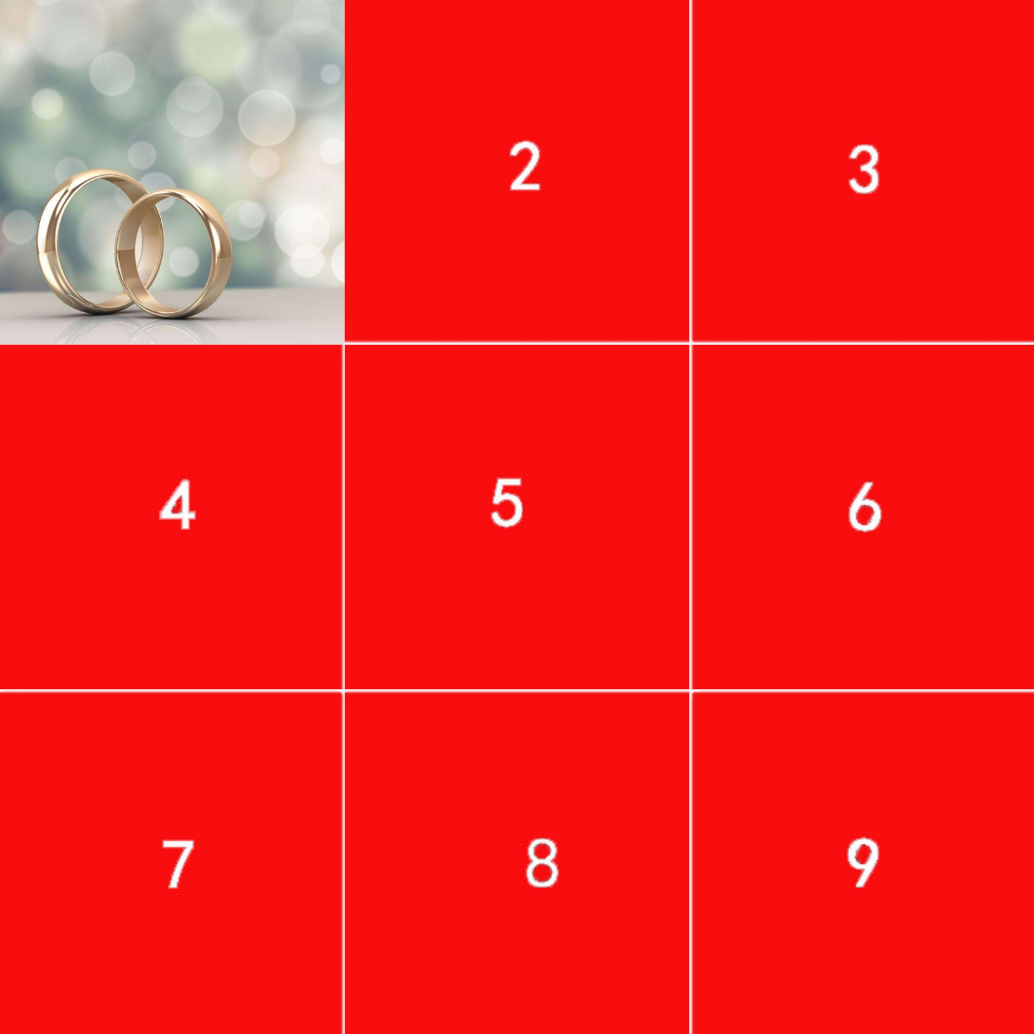 9宫格镂空爱心拼图教程,快捷指令心形九宫格切图详细教程