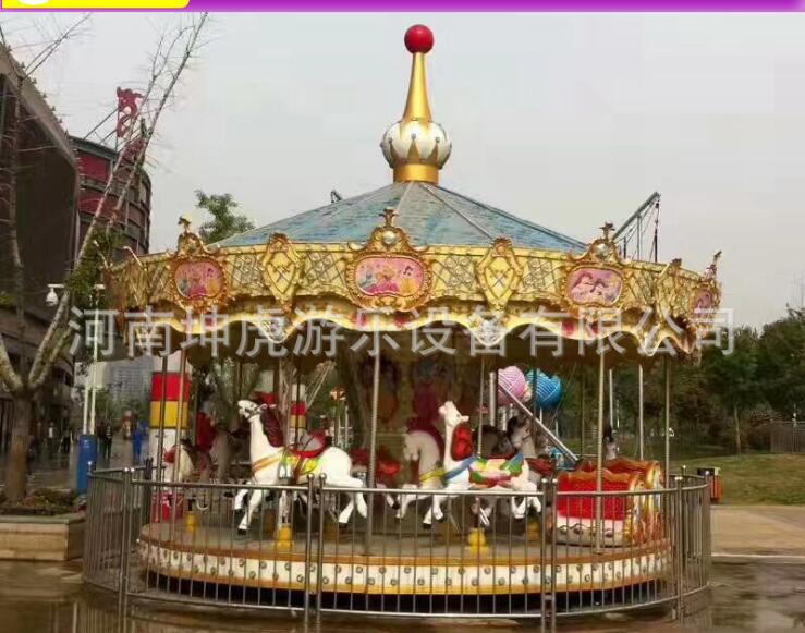 豪华转马和简易转马有什么区别,天津欢乐谷豪华转马和欢乐转马