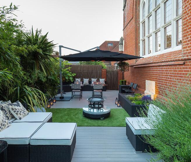 分享几款好看的洋房露台设计,太惊艳新中式设计