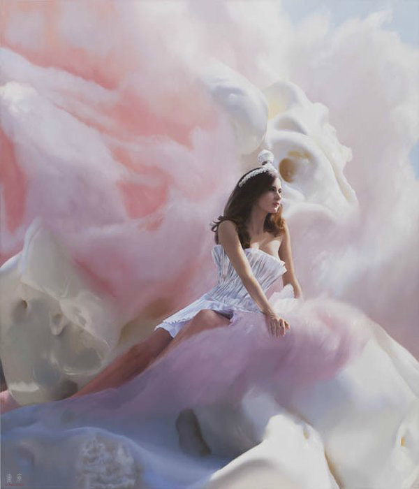 美国艺术家美女,美国画家genebrown绘画作品欣赏