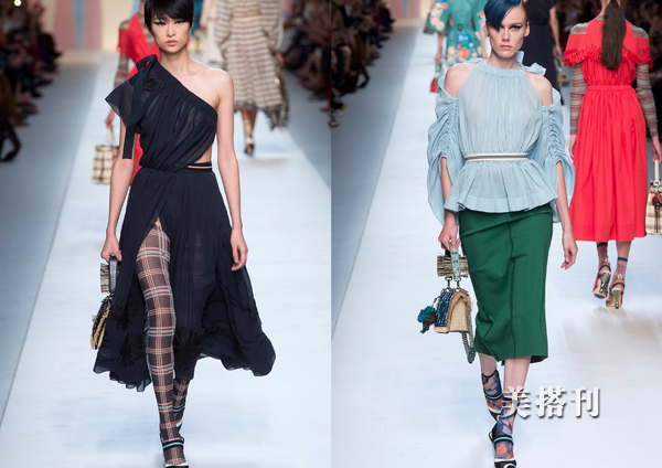 fendi最美穿搭,2023fendi时尚秀场