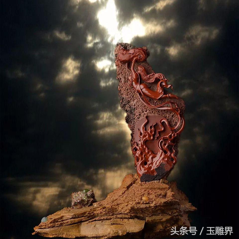 戈壁石雕刻大师作品,戈壁奇石打磨