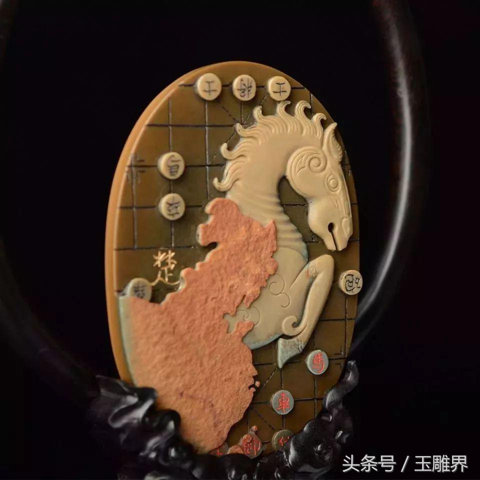 戈壁滩石头雕刻精品,戈壁奇石打磨