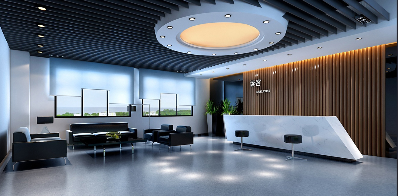 办公室前台如何装修,办公室前台装修设计方案