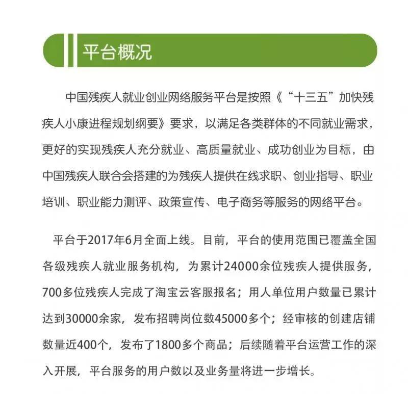 全国残疾人电商创业平台,残疾人就创业网络平台