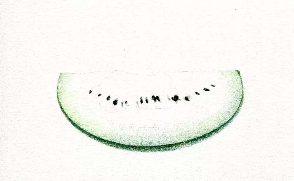 夏天西瓜绘画,夏天西瓜画简单又漂亮