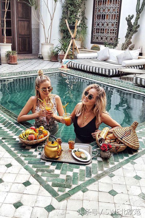 摩洛哥元素：欧洲网红的“韩式平眉”