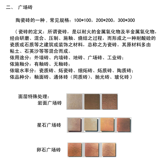 列举十种不同的铺装材料,史上最全铺装材料你值得拥有