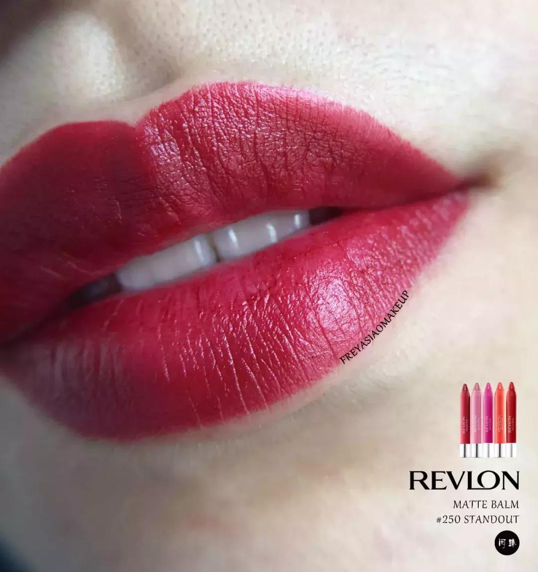 试色唇膏正红,露华浓哑光丽彩唇膏017和024