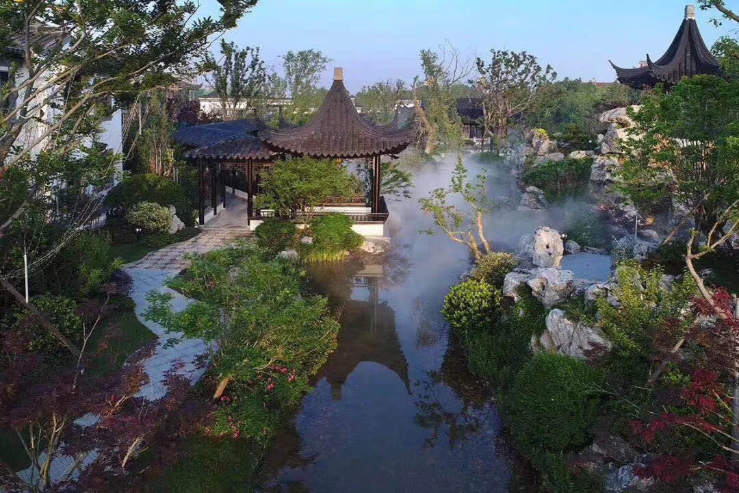 苏州淀山湖中式别墅,上海昆山淀山湖别墅绿城