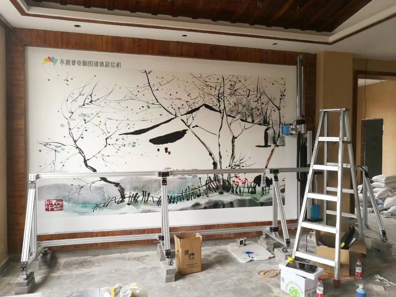 真正的墙体彩绘机,墙体彩绘机器能挣钱吗