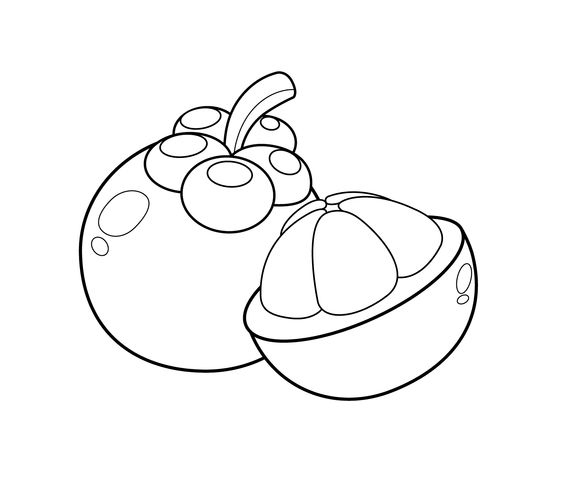 水果蔬菜简笔画合集可打印涂色,各种水果蔬菜的画法简笔画