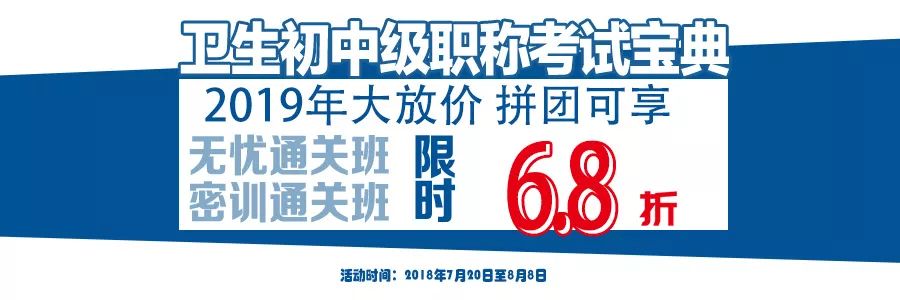 6.8折，唾手可得！医护人员职称考试宝典拼团来袭！