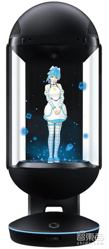 宅男福利！日本通讯巨头推出全息智能音箱，萌妹子做虚拟助手