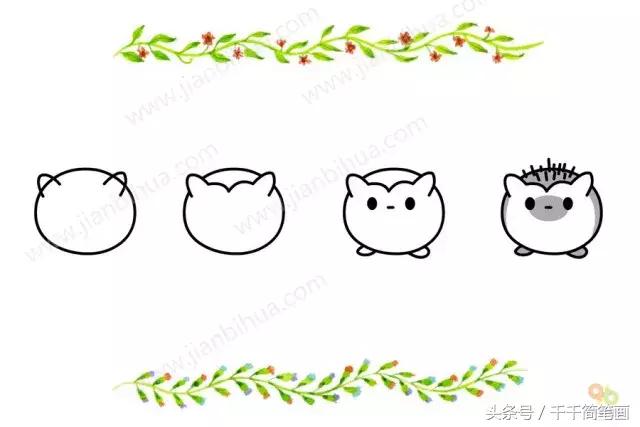 简笔画小动物头像,最简单的简笔画动物头像