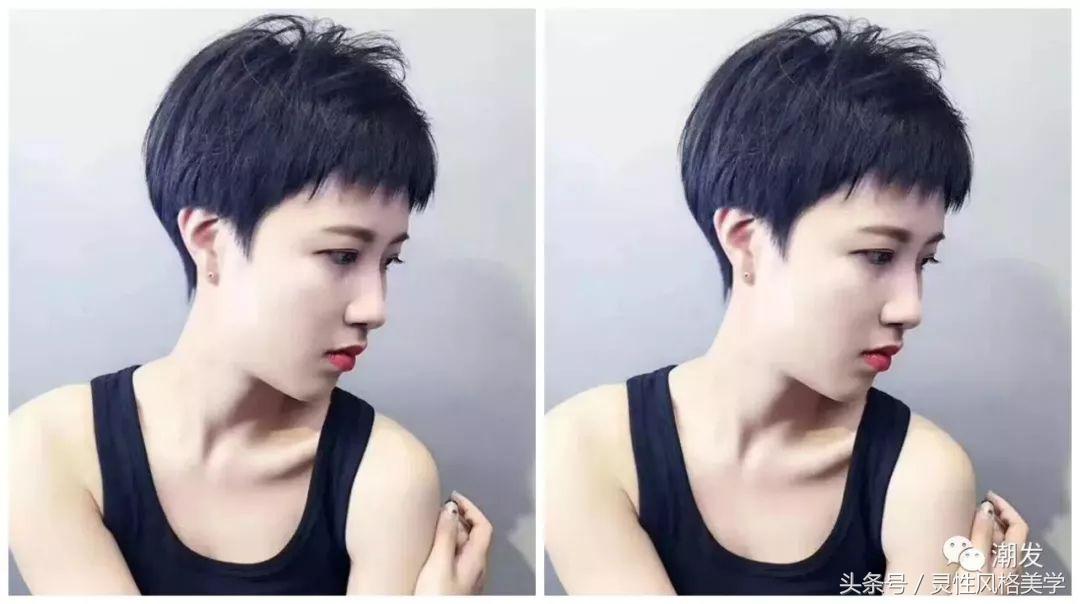 今年最流行的短发超短,最时髦的短发适合圆脸