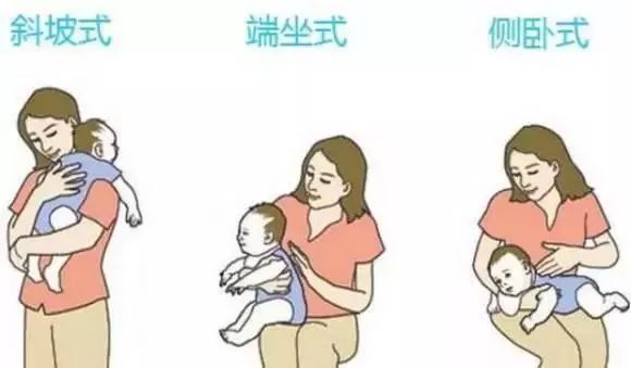 喂完奶拍嗝正确方法,正确拍嗝方法不吐奶