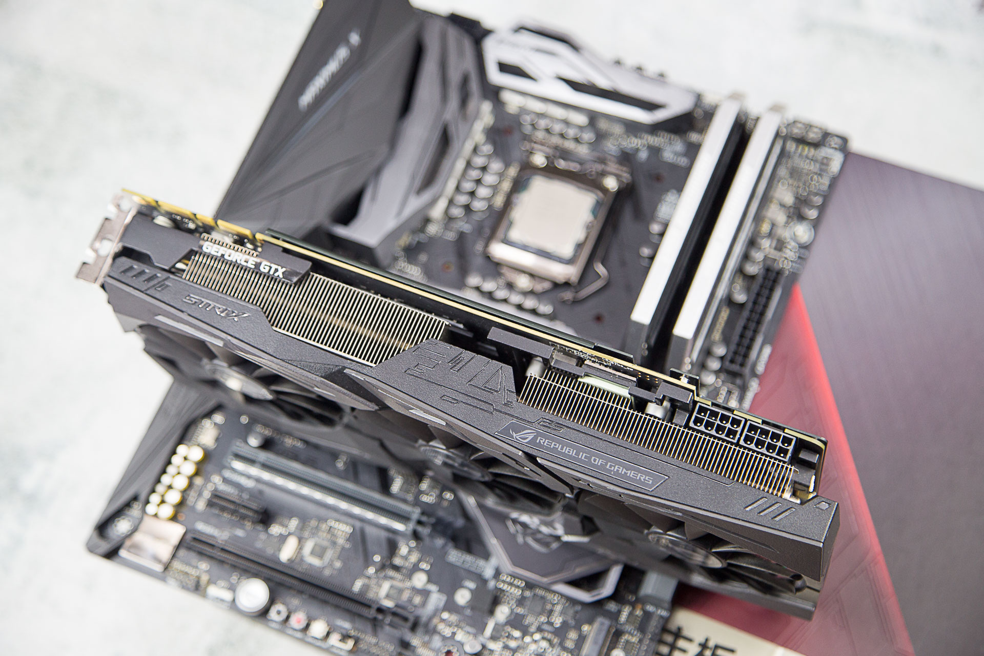 华硕1070ti显卡怎么装,华硕1070ti装机效果