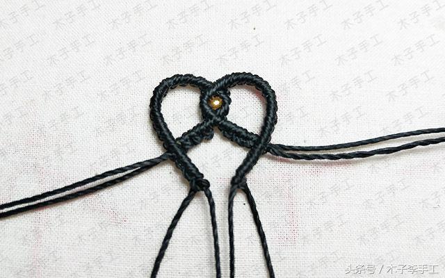 爱心情侣手绳教程视频,情侣手绳编法大全