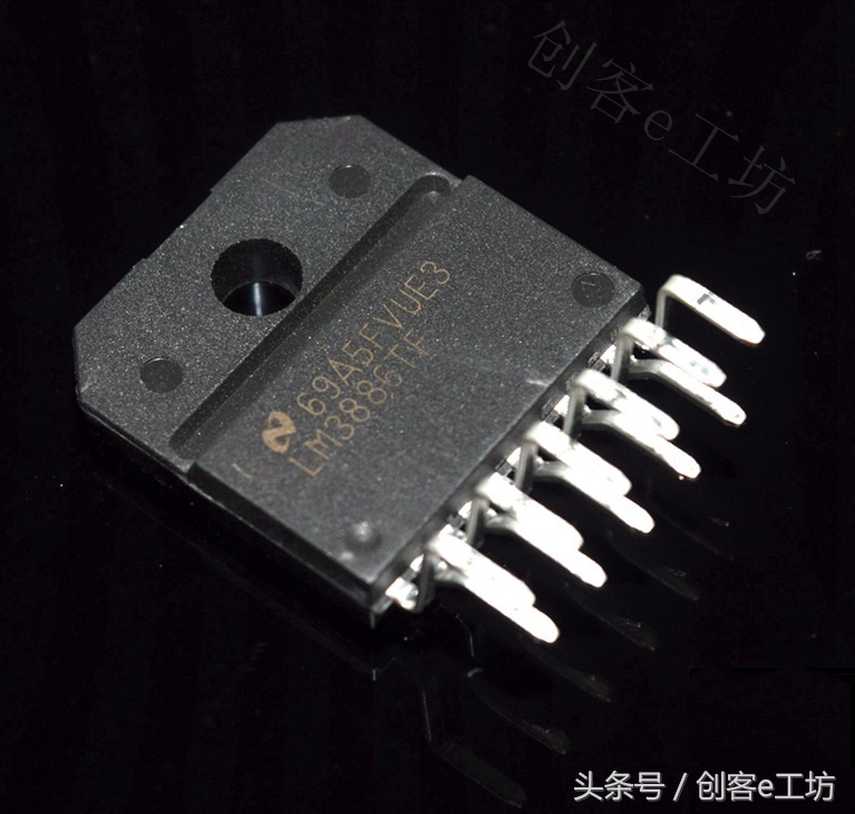用lm3915芯片做100段音频频谱灯,lm3886t功放最佳供电电压是多少