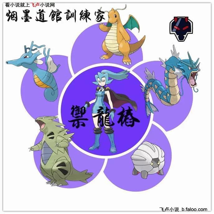 神奇宝贝道馆馆主大全,神奇宝贝馆主介绍