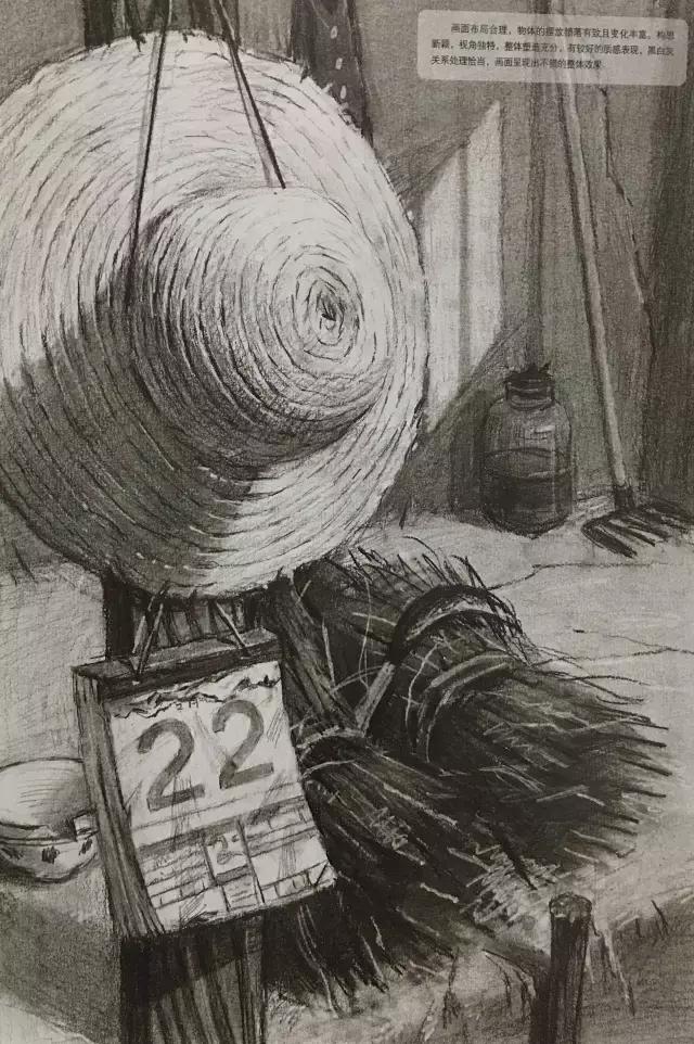 清华美院校考设计高分试卷,清华美院素描高分试卷