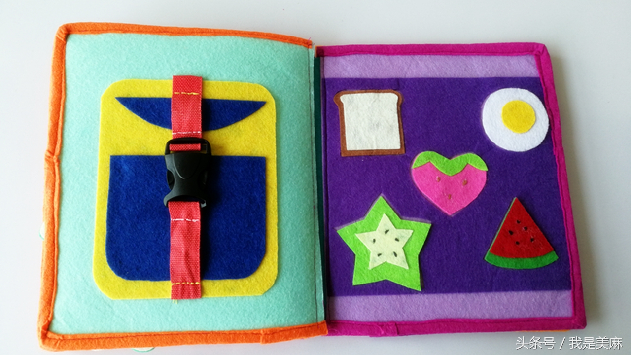 婴儿布书制作0-1岁早教,宝宝的第一本早教布书自制