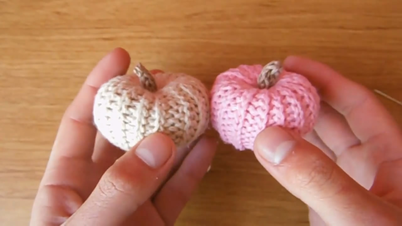 南瓜毛线钩织方法教程,毛线钩织长南瓜完整教程