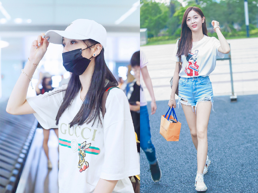 吴宣仪和迪丽热巴撞衫,吴宣仪撞衫凯莉