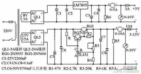 最简单的电路图怎么看懂得最快,经典电路图解析