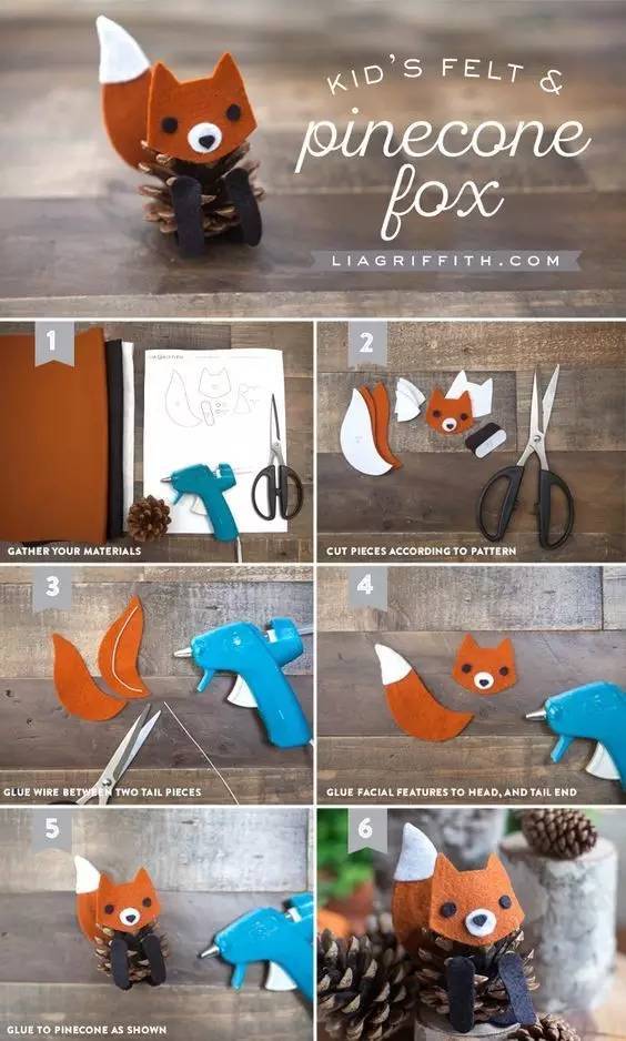 用松塔做的创意吊饰,松塔加树枝创意手工吊饰