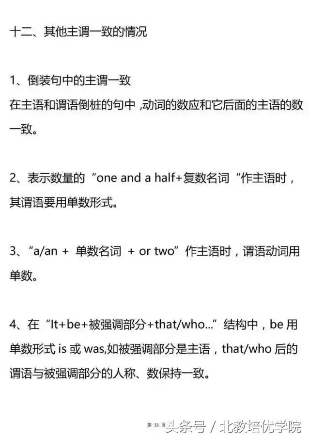 高中自主招生英语必考知识点,新高考语法英语题型