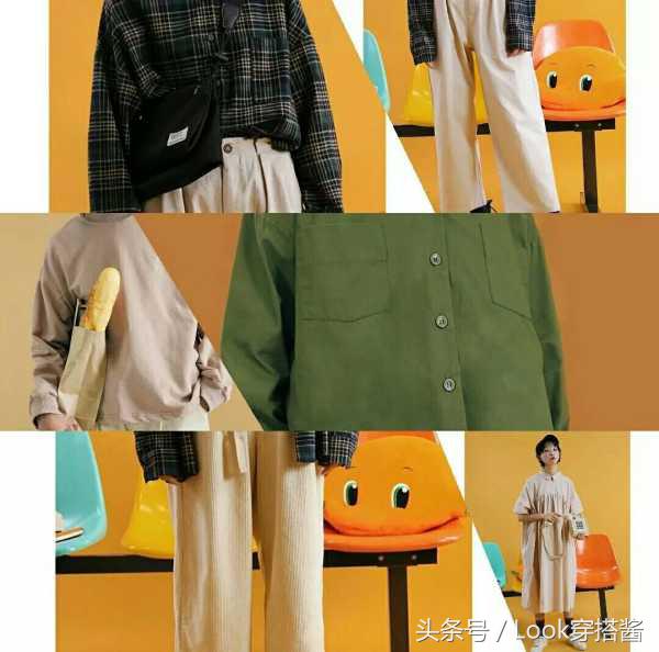 日系初秋穿搭女,超简单时尚的淑女气质穿搭