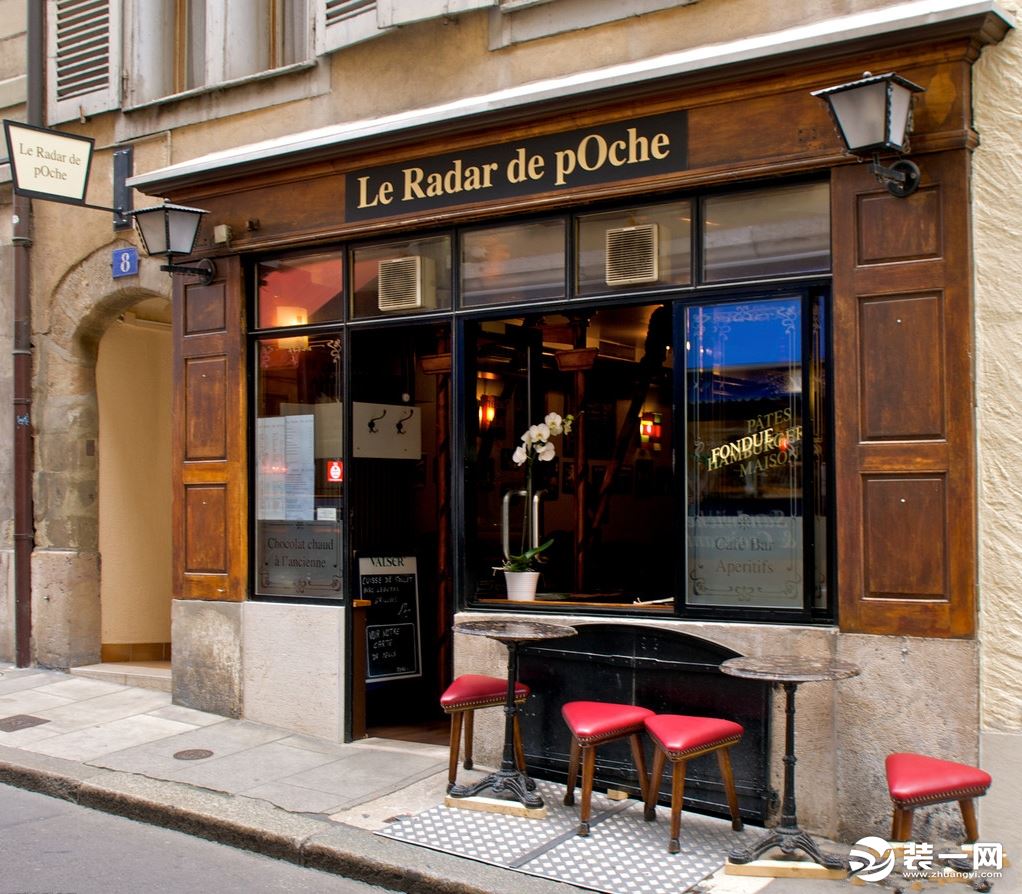 餐馆门面设计装修效果图,饭店装修门面效果图大全