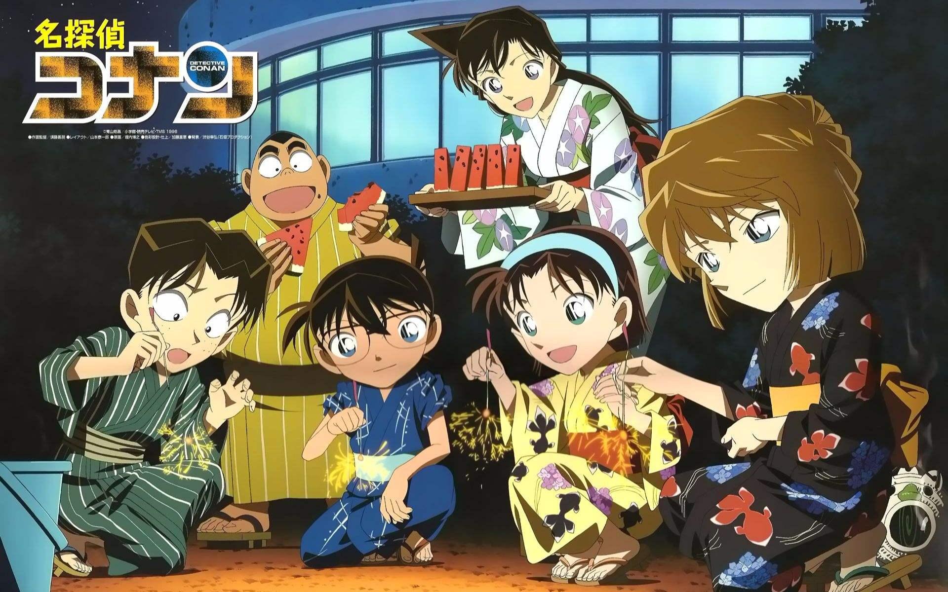 柯南灰原被另外三小只调侃,灰原和小兰遇到危险