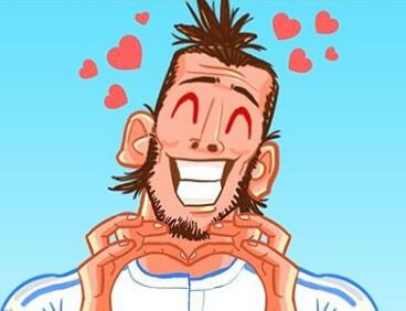 足球球星卡通头像,足球球星经典的头像图片集