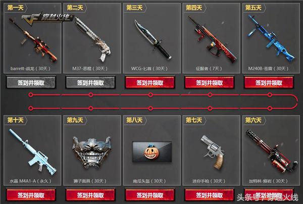 免费领生化武器,免费生化套装