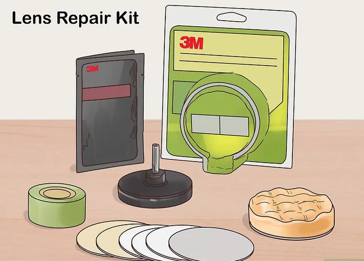 汽车大灯温度过高灯罩模糊怎么办,汽车大灯被除胶剂弄模糊了怎么办