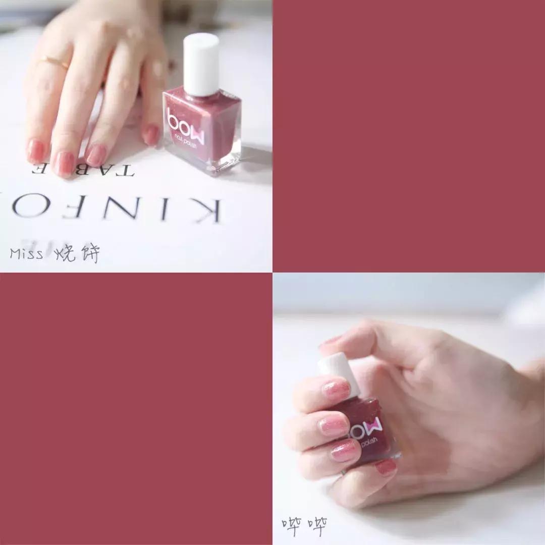 磨砂黑色甲油,甲油胶新手平价推荐试色