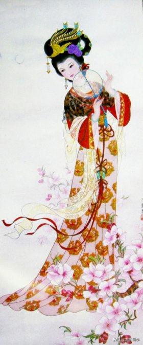 中国古典百美诗画（上）：一位佳丽一首古诗，可谓赏心悦目，收藏