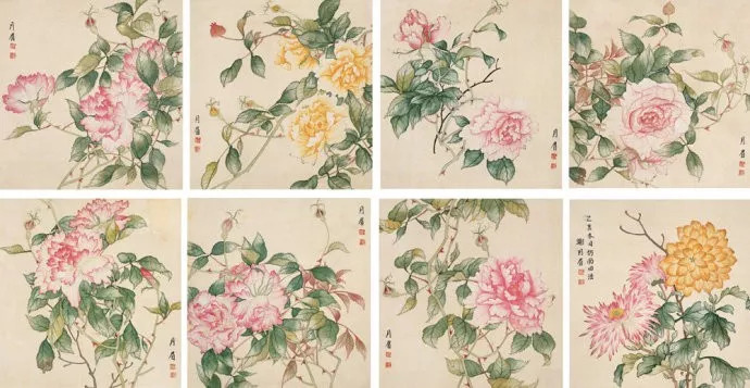 民国花鸟圣手大全,她凭自学成名堪称民国花鸟圣手