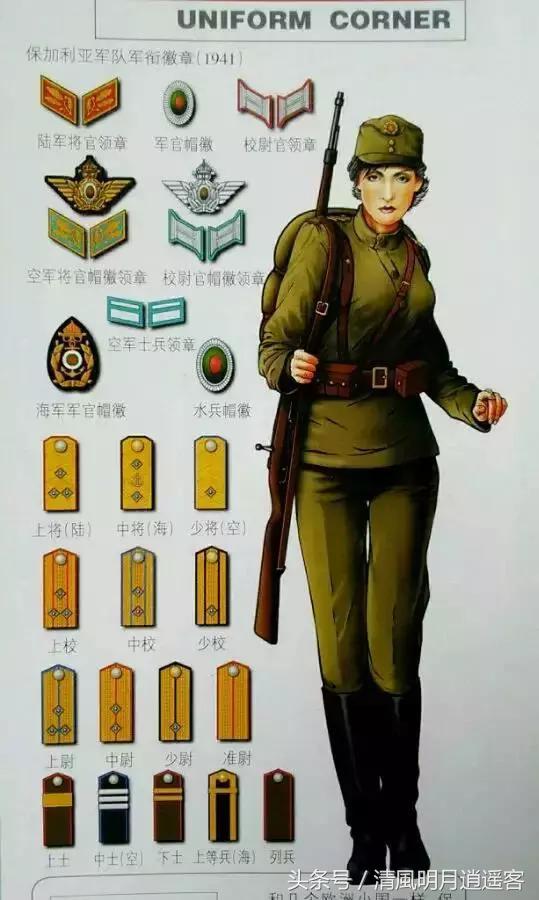 二战各国空军军装,各国二战空军军衔