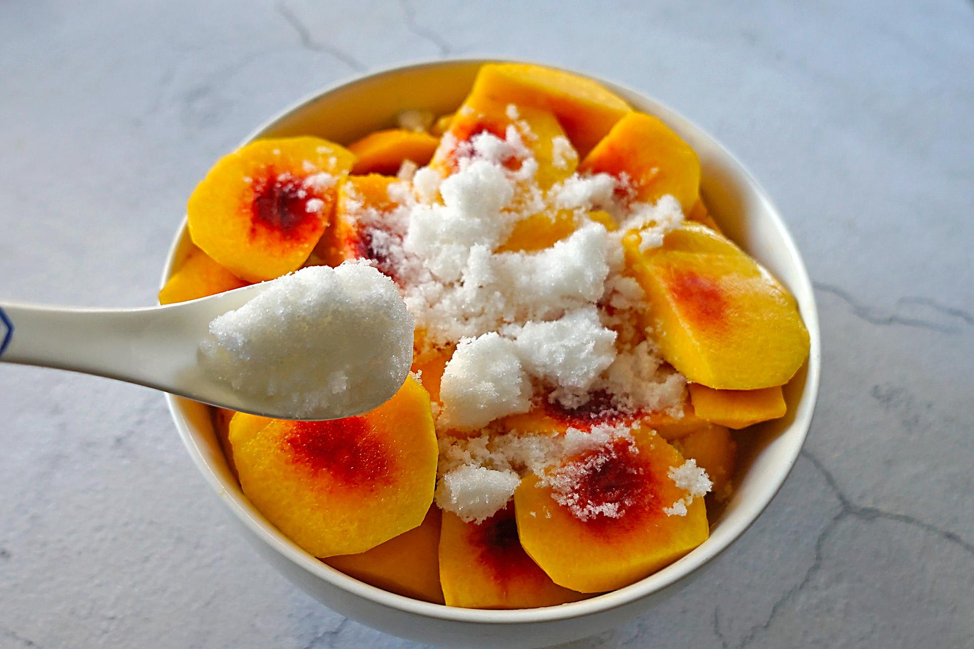 黄桃能放软吗怎么吃,大黄桃怎么样增加甜度